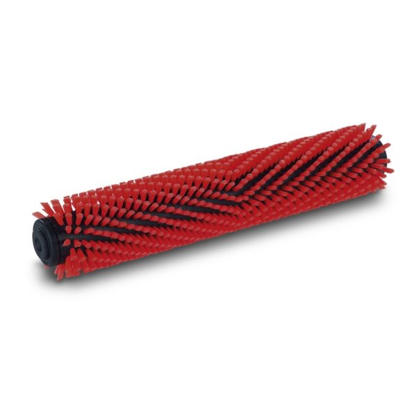 Kärcher Red Roller Brush for BR 30/4 isolated on a white background.