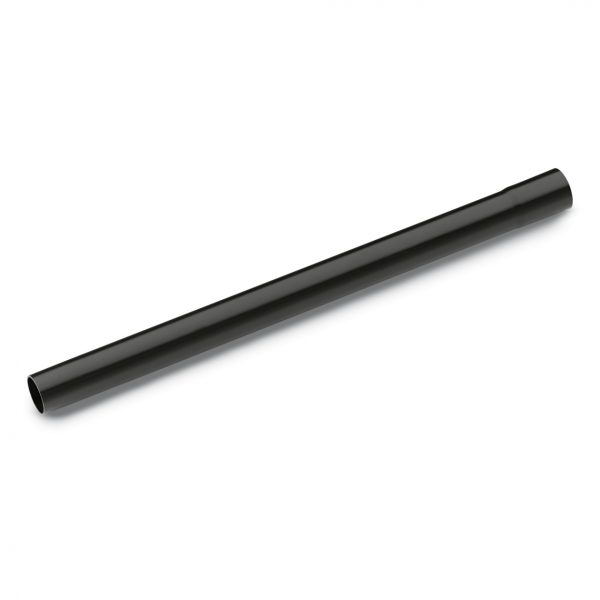 A long, black Extension Suction Tube 35mm for WD Range isolated on a white background.