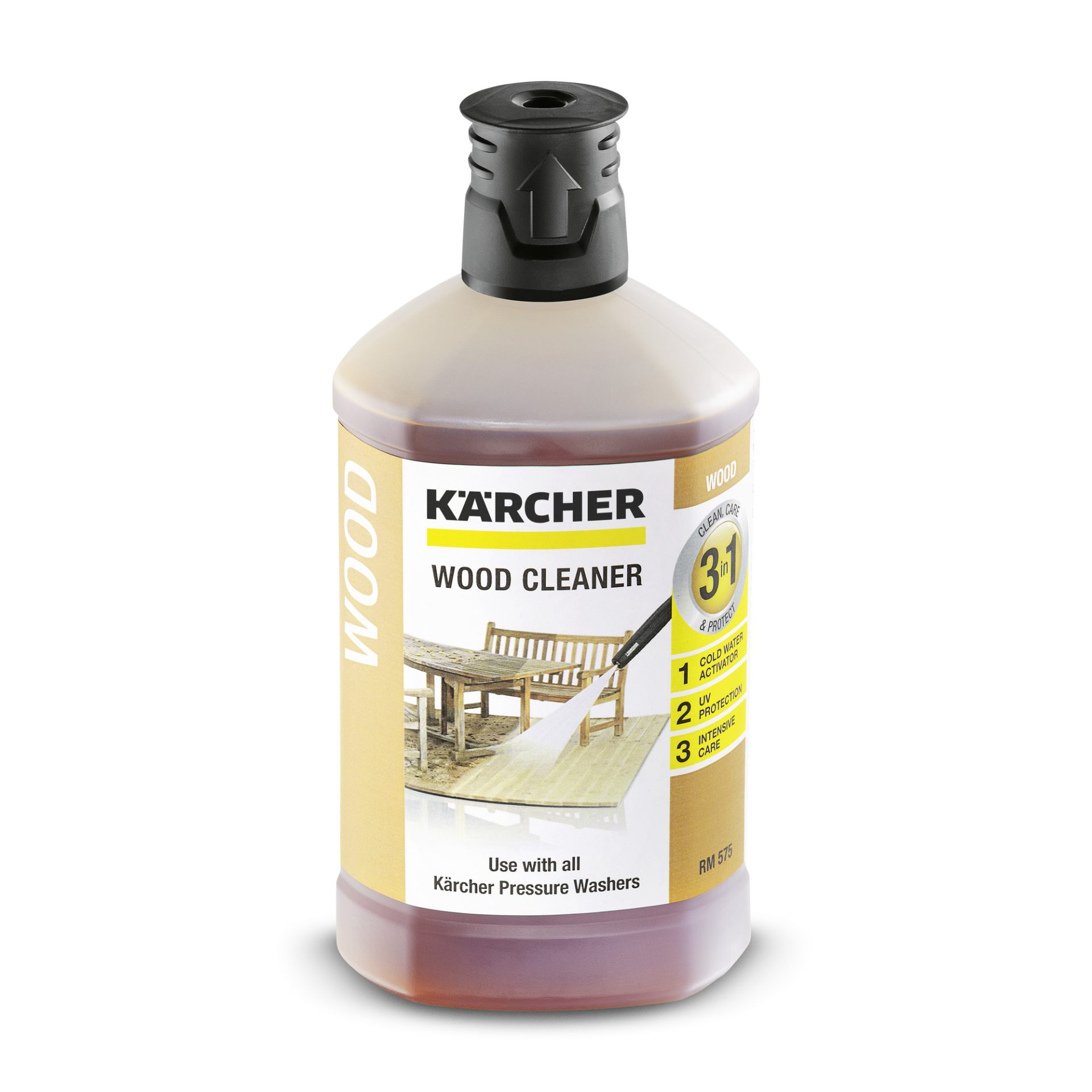 Kärcher 3-in-1 Wood Cleaner Detergent 1L